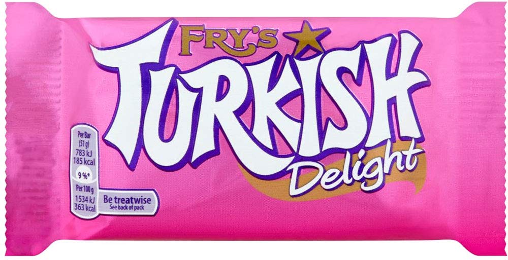 Fry's Turkish Delight British Chocolate Bar x 6