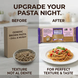 Pasta Brown Rice Spaghetti 16 oz - Pack of 12 - Noodles for Salad and Pantry Staples - Spaghetti Alternative to Egg and Penne