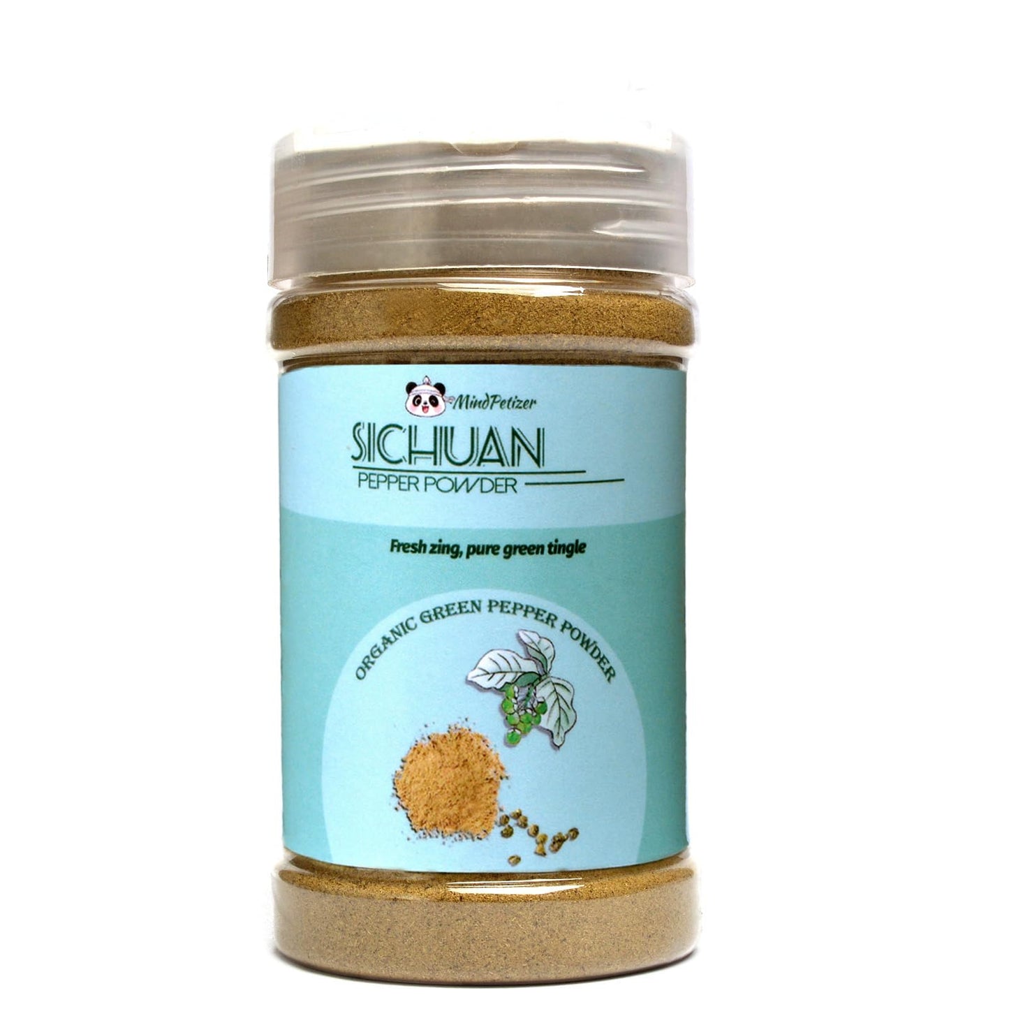 Sichuan Peppercorns Powder Organic 2.6oz/75g - Authentic Green Szechuan Peppercorns, Bold Aroma | Pairs Perfectly Crushed Red Pepper Flakes | Great