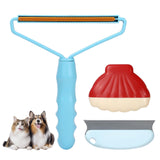 Pet Hair Removal Tool: 3 Pack Cat Dog Hair Removal, Reusable Lint Shaver Cleaner Portable Fur Remover Tool Carpet Scraper, Washable Lint Roller, Brush