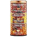 The Republic of Tea - Harvest Stackable Tea Tin, 36 Tea Bags, Hibiscus Cranberry Herb, Hot Apple Cider Herb, and Pumpkin Spice Black, Gluten Free