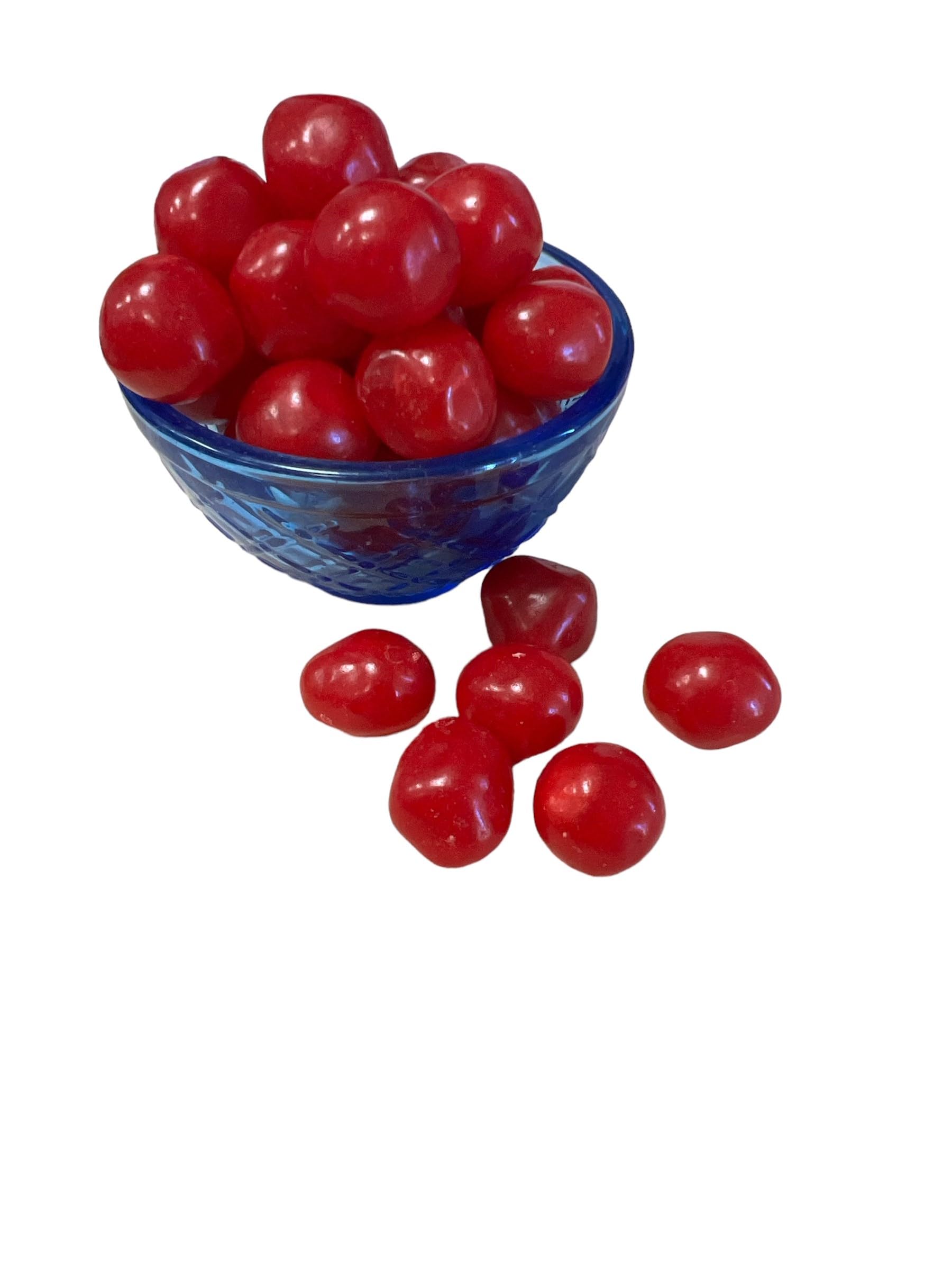 Mother Bears Candy Cherry Sour Balls, Chewy Candy, 1 lb