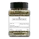 Raw Essentials Prime Rib Rub - Herbaceous and Savory - Rub on Prime Ribs, Steaks, Roasts, and Vegetables - 9 Ounce Bottle