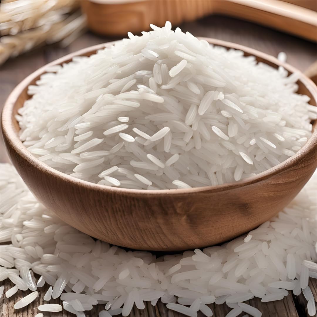 Unearthed Premium Long Grain Rice 50 lbs - Kosher, Gluten-Free - White-Rice for Healthy & Low-Calorie Meals, Sushi, Stir-Fry, Pudding & More