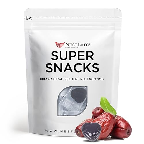 NESTLADY Red Date Juice Gummy Soft Candy, for Adults and Children to Supplement Iron and Nutrients, 40 pieces, 120g.…