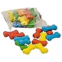 Fun Express Bone Shaped Candy Fun Packs for Halloween - 59 Bags Bulk Candy Individually Wrapped - Party Favors for Kids Birthday Pinata Stuffers