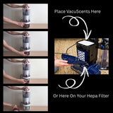 Vacuum Odor Eliminator Scent Pads - Vacuum Deodorizer & Air Freshener for Upright, Stick, Bagless & Robot Vacuums | Safe for Kids & Pets | Freshly