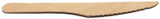 Pack of 150 Disposable 6.5" Natural Birchwood Wooden Knives (Compostable & Biodegradable)