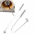 2Pcs Hard Limescale & Solid Blockage Remover - Flexible Drain Snake for Stubborn Clogs in Kitchen Sink, Bathroom, Shower & Water Heater Pipes