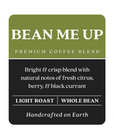 Copper Moon Light Roast Ground Coffee, Bean Me Up, 12 Ounce Bag