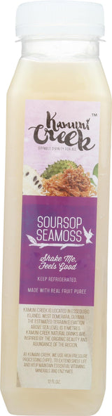 Kamuni Creek Soursop Seamoss Juice, 12 FZ