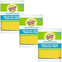 Scotch-Brite Sponge Cloth - 6-Pack (3 Packs of 2 Each), Reusable and Washable, Highly Absorbent, Multi-Purpose Cleaning Cloths
