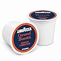 Lavazza Flavored K-Cup Coffee Pods Variety Pack for Keurig - Dessert Inspired Tiramisu & Caramel Biscotti, Light-Medium Roast, 40 Count (Pack of 2)
