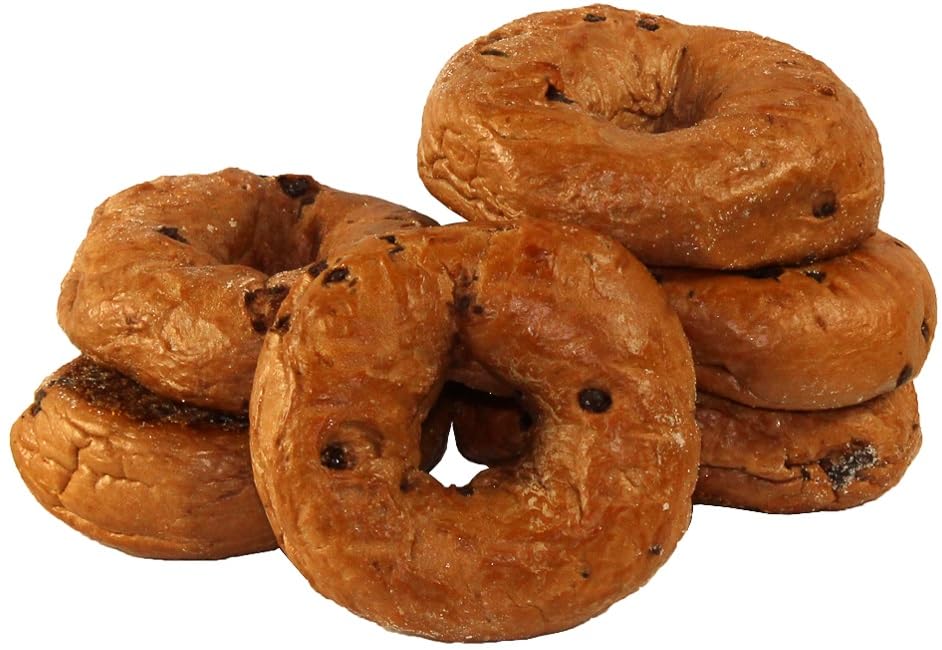 Just Bagels Chocolate Chip Bagel, 4 Ounce -- 48 per case.