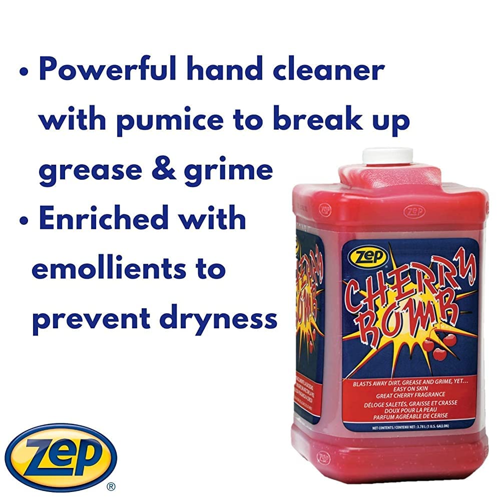 Zep Cherry Bomb 1 Gal (1 Bottle) - Refill Only - Pump not Included, Red, 128 Fl Oz (Pack of 1)