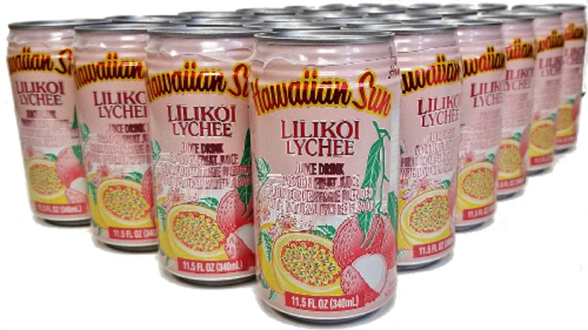 Hawaiian Sun Lilikoi Lychee 11.5 Oz 6pk