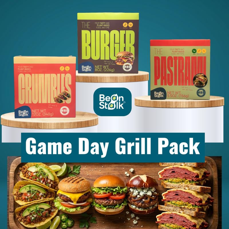 BeanStalk Brands Plant Based Bundle (Pack of 3, Game Day)