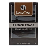 Java One 30800 Coffee Pods, French Roast, Single Cup, 14/Box
