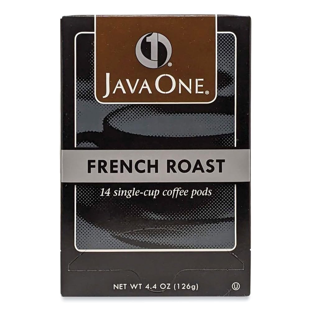 Java One 30800 Coffee Pods, French Roast, Single Cup, 14/Box
