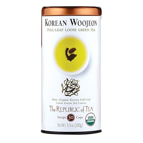 The Republic of Tea Woojeon Tea, 3.5 Ounces/ 50-60 Cups