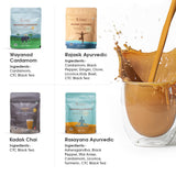 Teabox Premium Authentic Indian Spiced Chai Tea Trial Pack, 10 Exotic Varieties of Chai, 30G Each, 100% Real Ingredients. No Artificial Flavors |