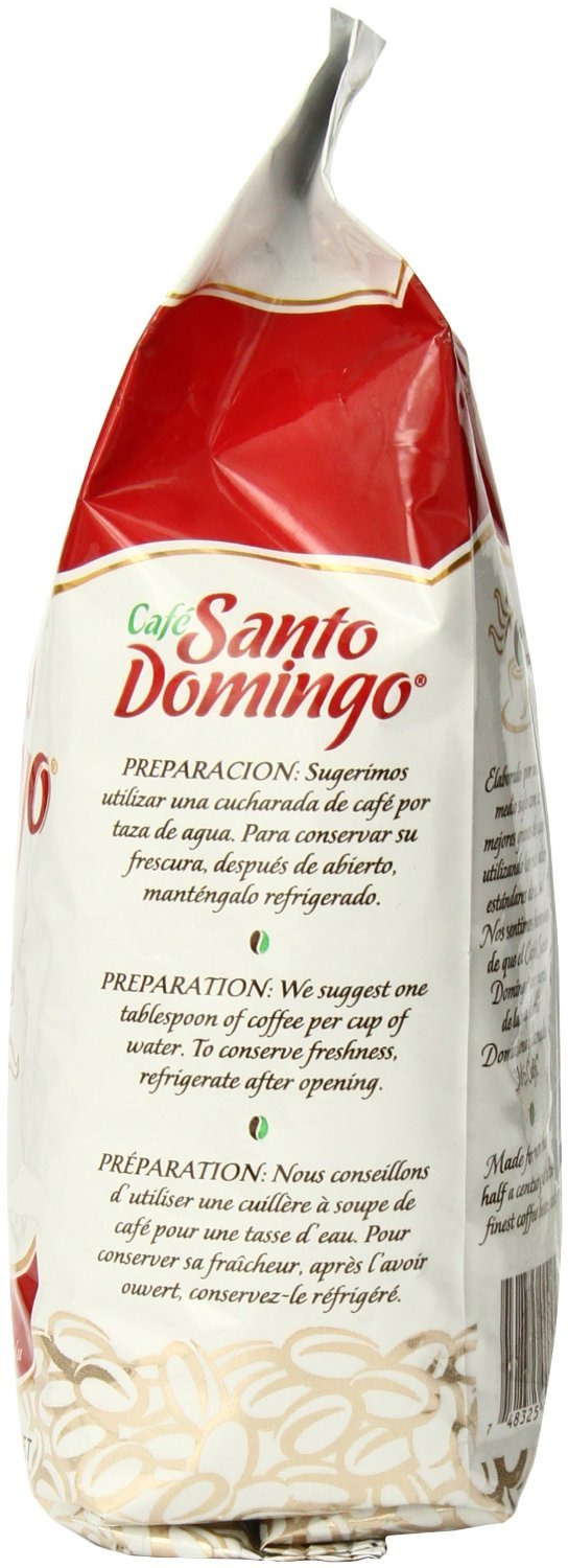 Cafe Molido Santo Domingo - Ground Dominican Coffee - (2 Lb.-pack)_AB