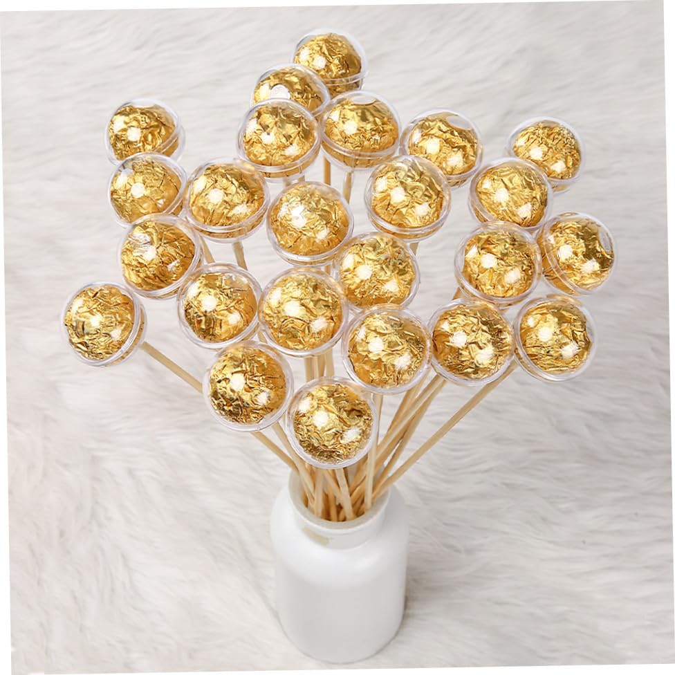 KOCKSHION 30pcs Transparent Chocolate Box Round Plastic Candy Holder for Party Wedding Valentine's Day Clear Display for Chocolates Treats Bouquets