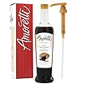Amoretti - Premium Crema di™ Chocolate Syrup, 94 Servings Per Bottle (750 ml), with Pump for Flavoring Coffees, Cocktails, and other Beverages, Gluten