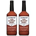 Cutwater Spicy Bloody Mary Mix 2 Pack - 1L Bottles- 25 Calories Fat-Free - Full-Bodied Flavorful Mixer