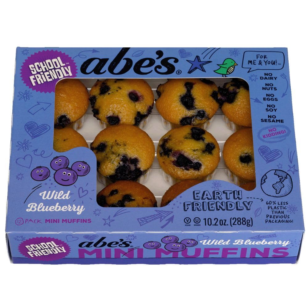 Abe's Mini Blueberry Muffin 12ct, 10.2 OZ