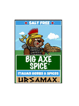 Big Axe Spice URSAMAX - Italian/Mediterranean Seasoning Salt Free, Gluten Free, Sugar Free, Preservative Free - Vegetarian - Vegan - Kosher & Halal