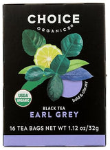 CHOICE ORGANIC TEAS TEA,OG2,EARL GREY, 16 BAG