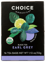 CHOICE ORGANIC TEAS TEA,OG2,EARL GREY, 16 BAG