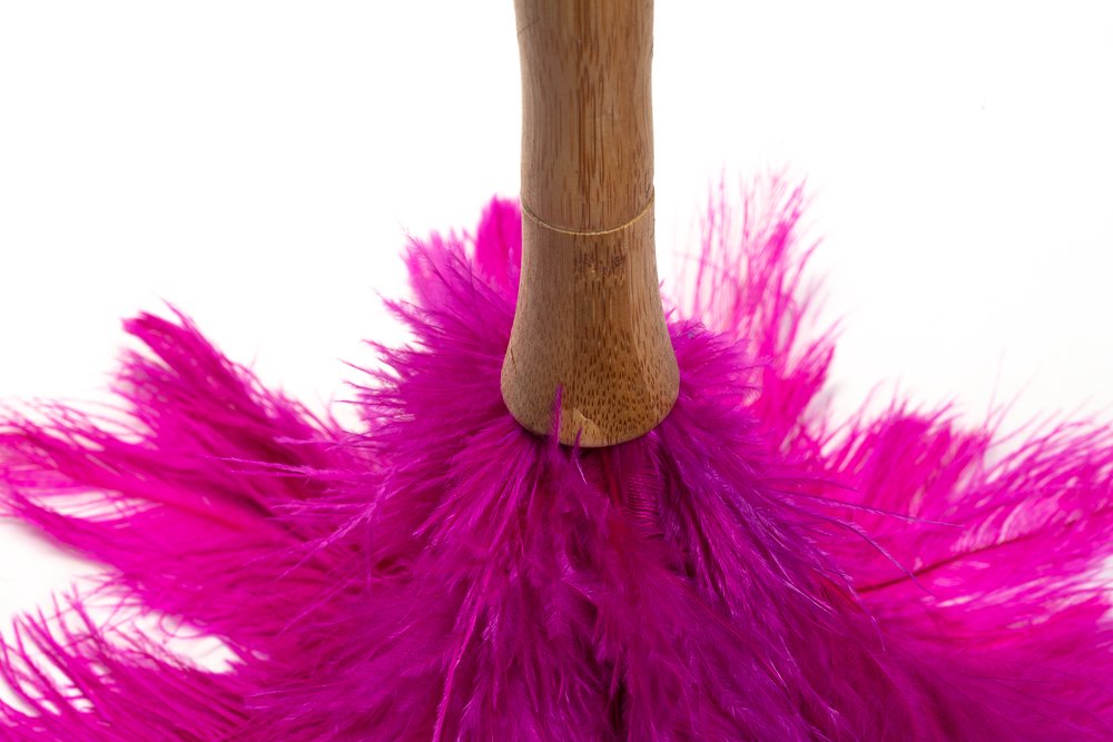 AVIAN COLOR FEATHER DUSTER. (Hot Pink)