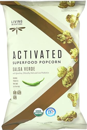 Living Intentions Activated Superfood Popcorn - Case of 12-4 OZ