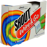 Frankel & Frankel Shout Wipes, Portable Stain Treater Towelettes - 12 ea