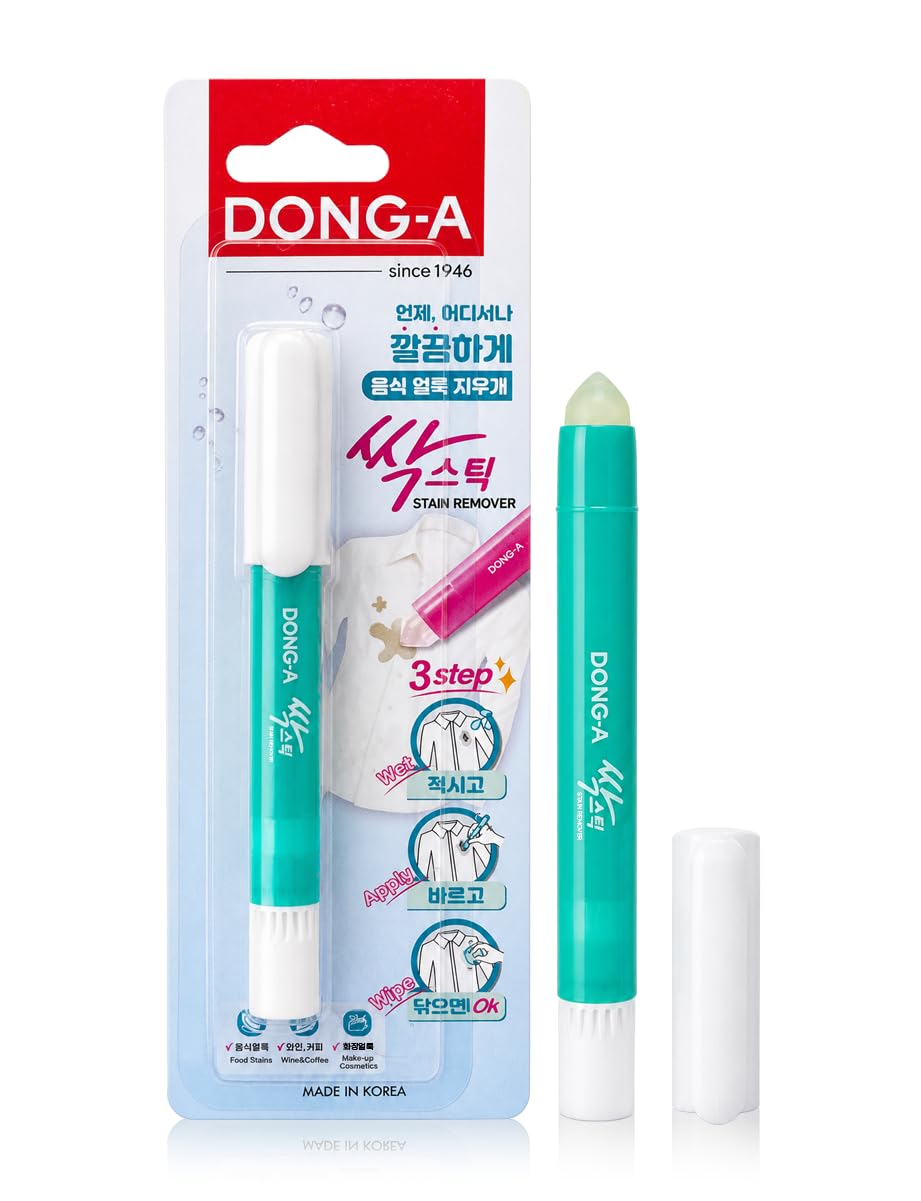 Easy-to-Use Stain Remover Stick for Everyday Use - Quick Laundry Spot Cleaner, Travel-Friendly Solid Formula (1 Count)
