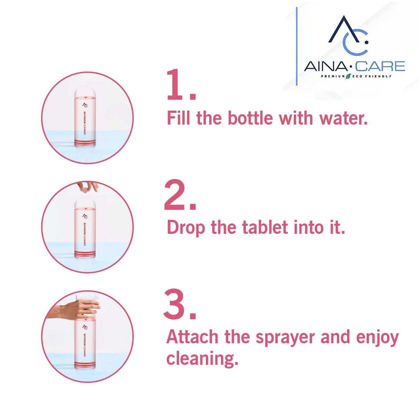 Refill Bathroom Cleaner Tablets Only Qty: 10