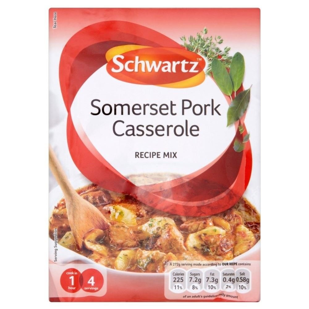 Schwartz Somerset Pork Casserole Recipe Mix (36g) - Pack of 6