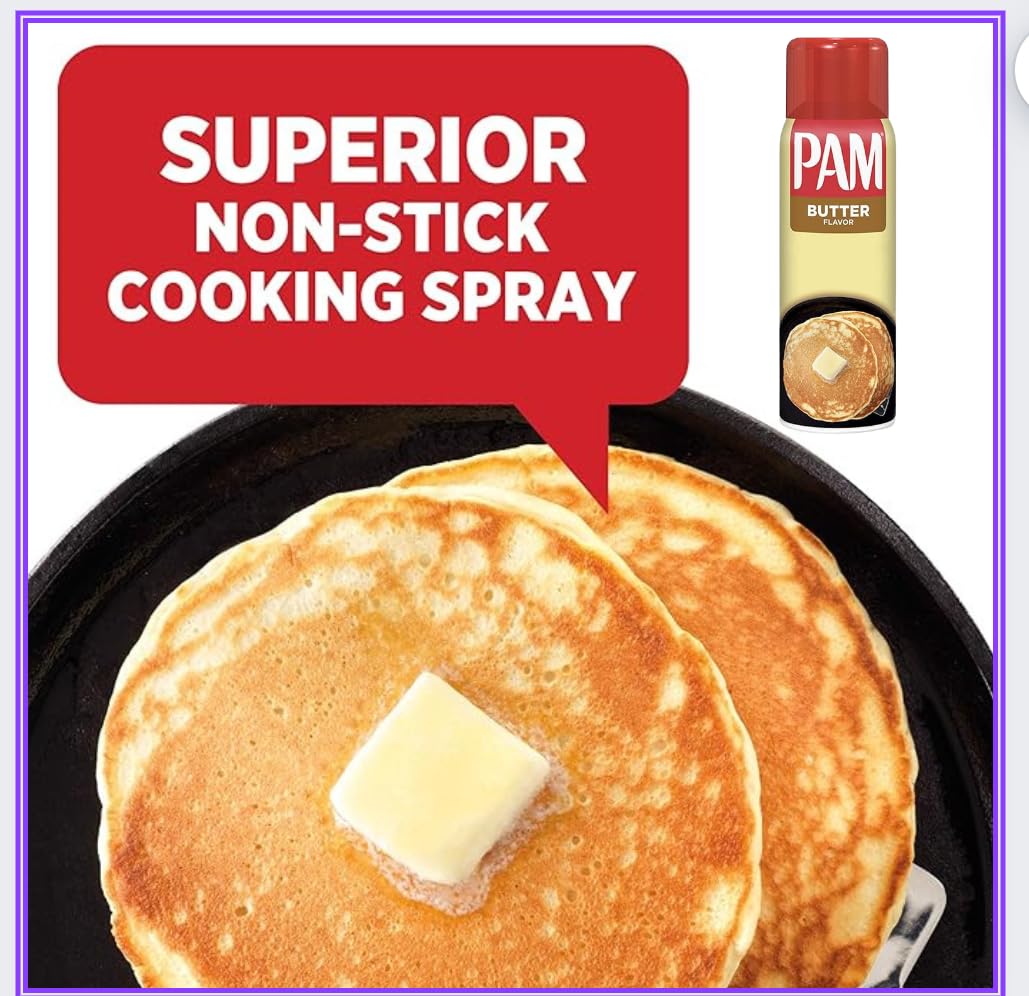 PAM Cooking Spray Variety Pack (Original, Grilling, Butter), 5 OZ each | Bundled with SIXPAW-CKS Silicone Spatula 8.1 inch Heat Resistant (Color May Varity)