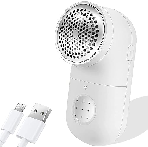 Fabric Shaver Rechargeable, Lint Remover with 3 Blades, Portable Sweater Shaver Lints Fuzzs Pills Pilling Remover for Clothes, Furniture, Couch