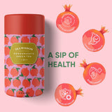 Life Plus Style Gourmet Tea Wisdom Pomegranate Tea Ceylon Green Tea Bags Caffeinated Healthy Teas Natural Antioxidant Rich Herbal Non-GMO Immunity Tea