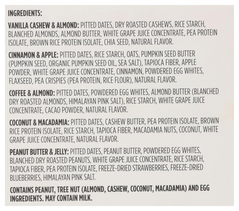 365 by Whole Foods Market, Chewy Protein Bites Variety Pack, 1.58 Ounce (Pack of 5)