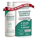 Think Crucial Dishwasher Cleaner & Descaler, 15 Uses, 75% Savings Per Use - 32% Citric Acid Liquid Concentrate - Whirlpool, Bosch, KitchenAid