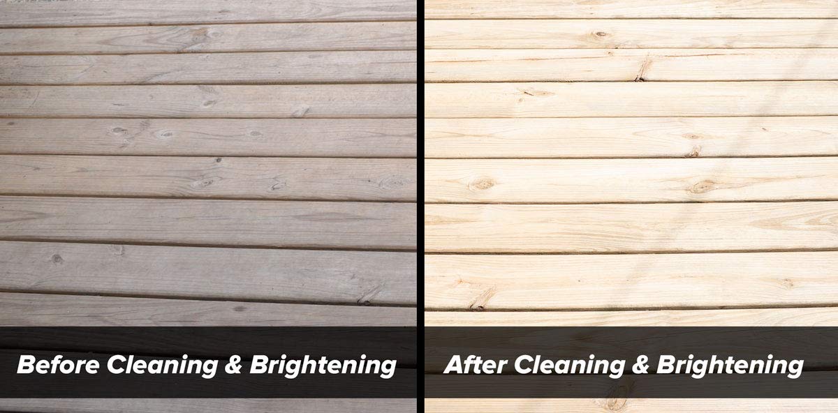 SaverSystems #1 Deck Wood Cleaner - 2.25 lbs - Makes 5 Gallons of Wood Deck Cleaning Solution
