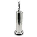 Indecor Home Metal Toilet Bowl Brush with Holder Premium Bathroom Cleaning Set Rustproof Hygienic Durable Elegant Finish