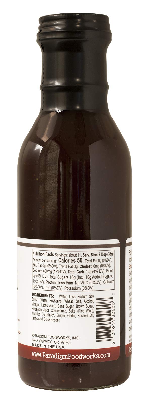 Paradigm Foodworks Polynesian Teriyaki Sauce, 12 Fl Oz