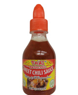 Thai Authentic Sweet Red Chili Sauce, 7.6 oz - One 7.6 Ounce Bottle of Sweet Chili Sauce, Perfect on Seafood, Wings, Vegetables and More