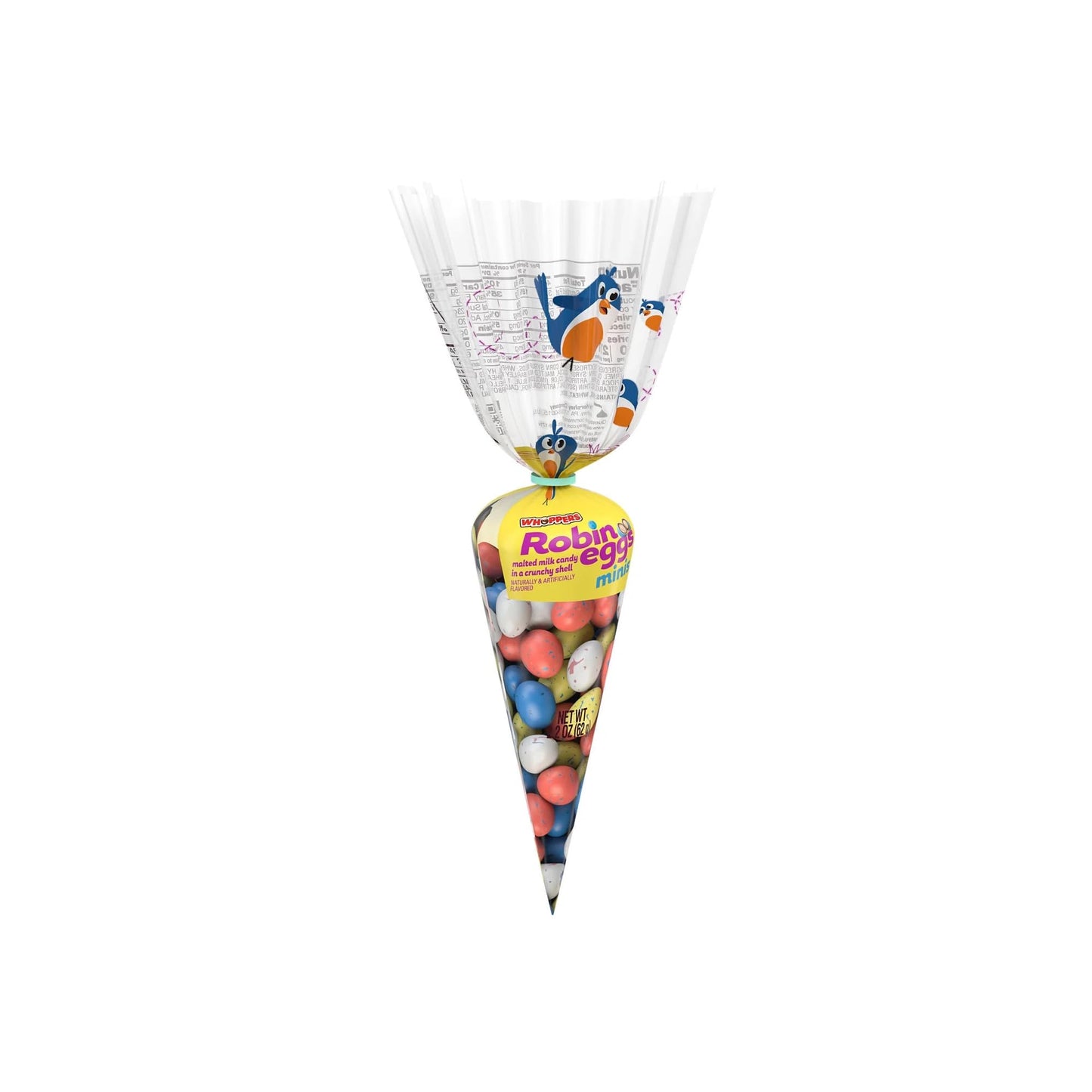 Whoppers Mini Robin Eggs In Carrot Shaped Packaging - Pack of 3 - Tasty Treats for the Whole Family - Perfect for Easter Baskets - Start a New
