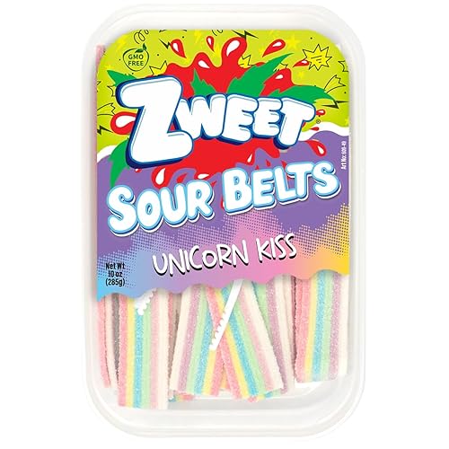 Zweet Sour Unicorn Kiss Belts -10 oz. Tub